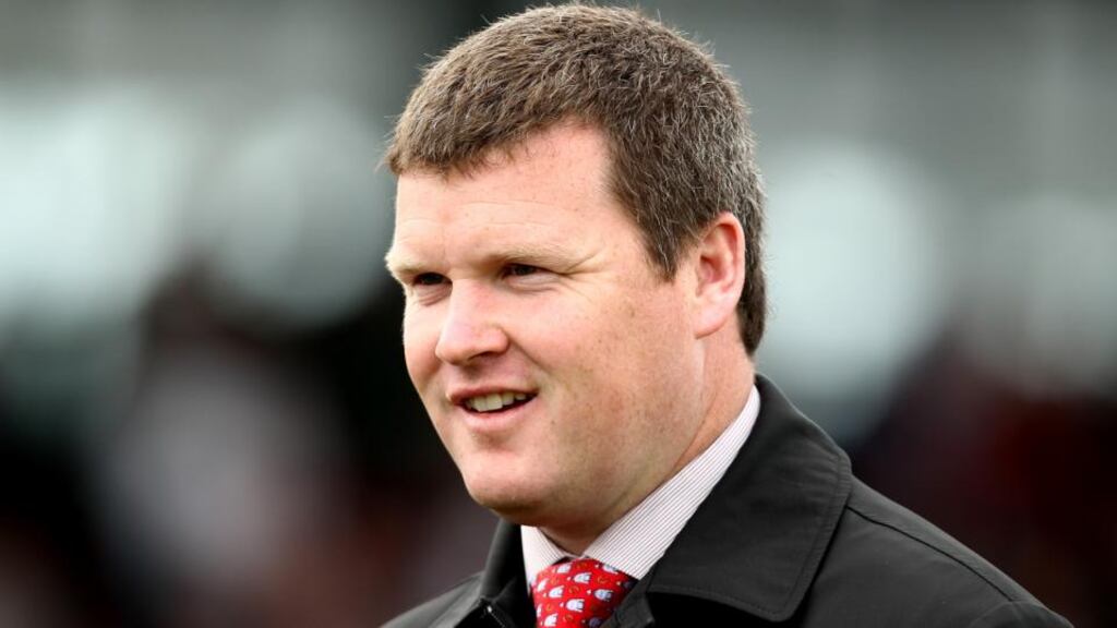 Trainer Gordon Elliott: will be hoping The Game Changer can secure €300,000 first prize for the Galway Hurdle. Photograph: James Crombie/Inpho