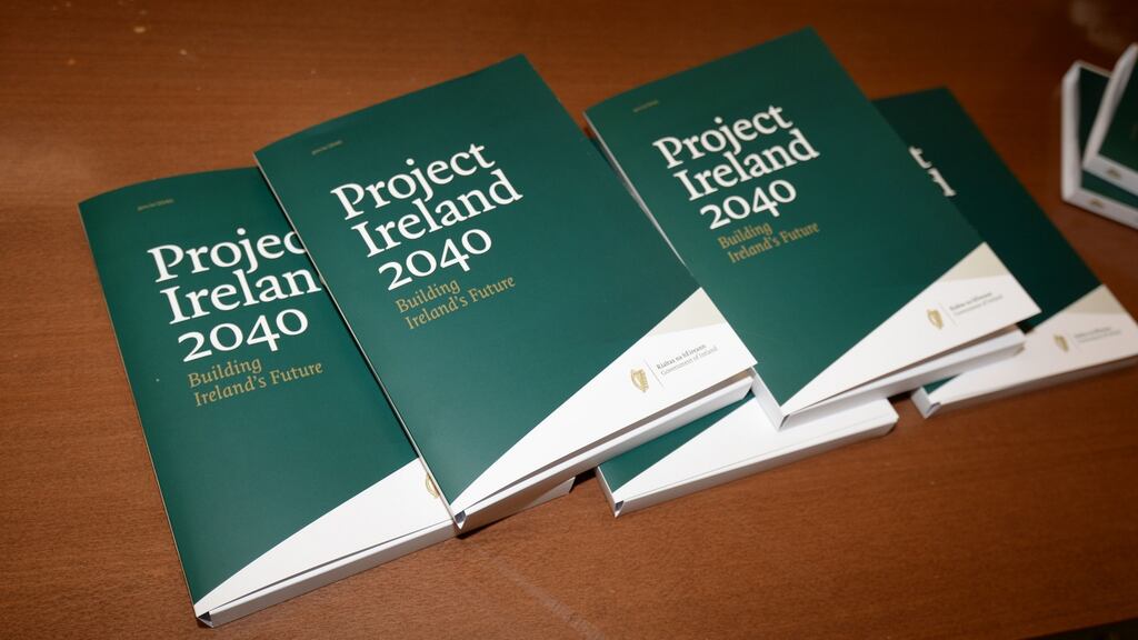 The final version of the National Development Plan included a standalone section on a new ‘technological university for the southeast’. Photograph: Alan Betson