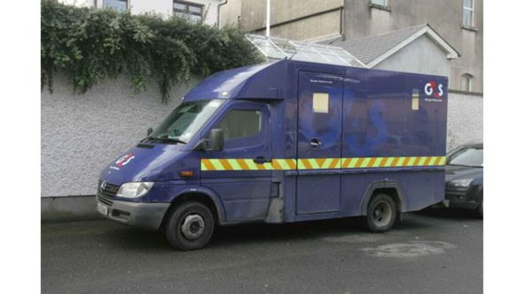 The security from which over €1 million was stolen after
the family of the was kidnapped and forced to hand over the money
in Carlow town