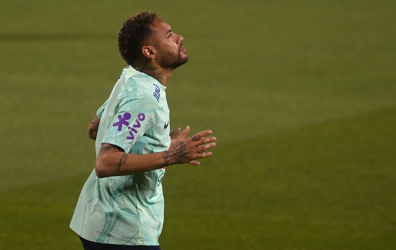 Brazil's talisman Neymar has been in excellent form for PSG so far this season. Photograph: Neil Hall/EPA