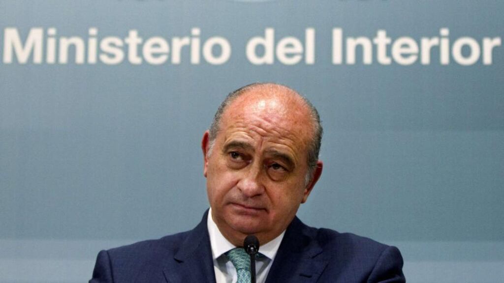 Former Spanish interior minister, Jorge Fernández Díaz. Photographs: Reuters/Susana Vera