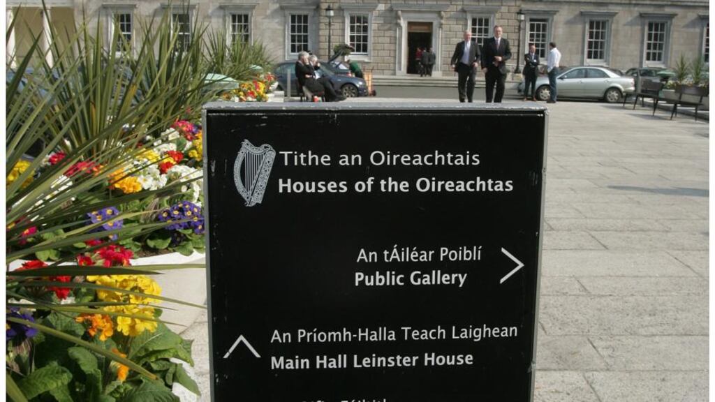 According to a document provided to Commission members, Joan Blackbyrne tripped over exposed wires in TD Thomas Pringle’s office. Photograph: Alan Betson