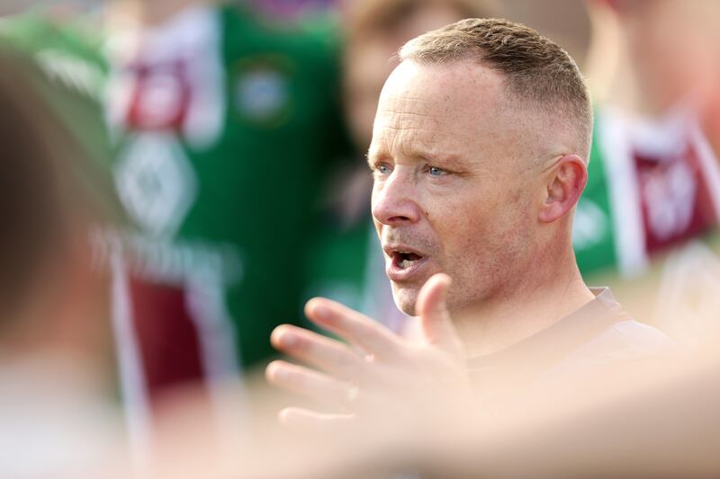 Joe Fortune is in his third season as Westmeath manager. Photograph: Laszlo Geczo/Inpho