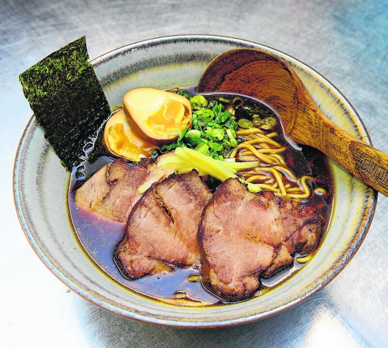 Bia Rebel ramen. Photograph: Arthur Allison/Pacemaker Press