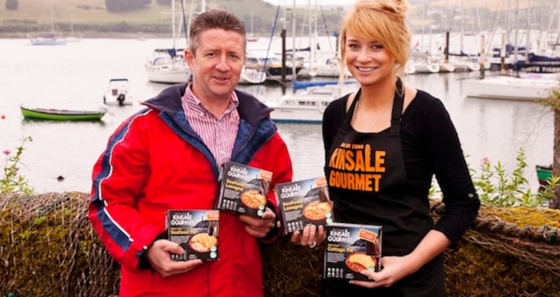 Owen O'Brien and Miriam Crowley, sales and marketing manager, of Kinsale Gourmet who specialise in sea vegetable based meals.