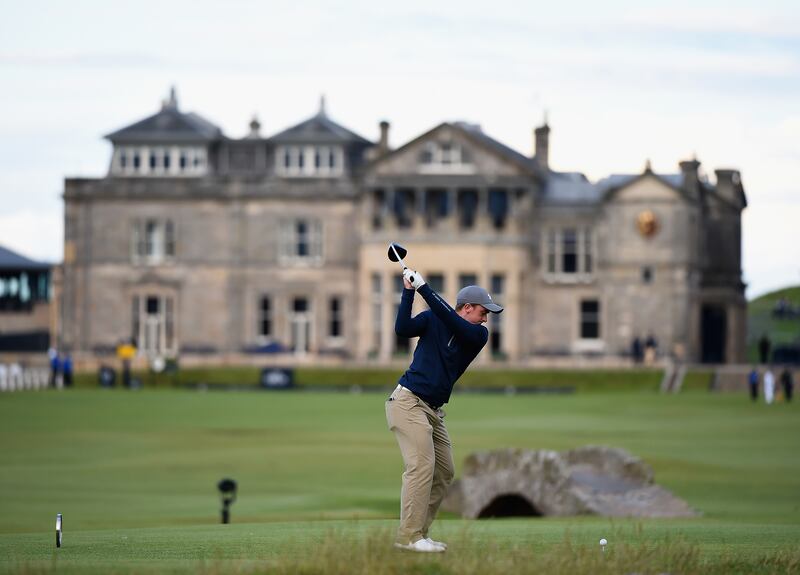 Paul Dunne during the 2015 British Open. Photograph: Ian Walton/R&A via Getty