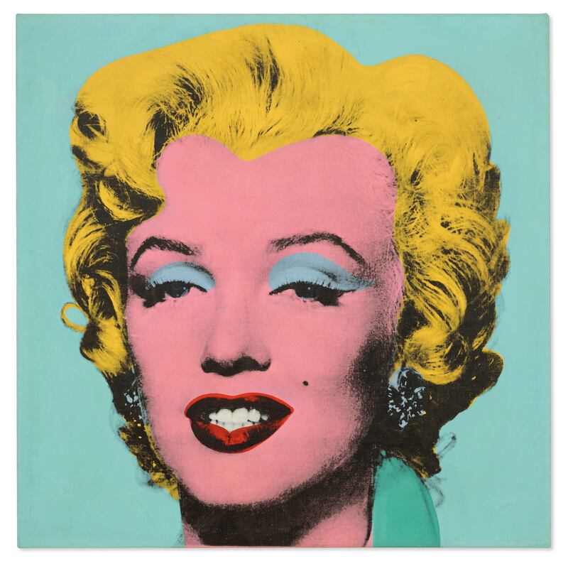 Andy Warhol’s Shot Sage Blue Marilyn