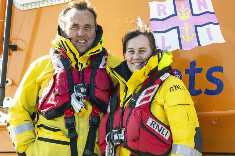 Husband and wife Trevor and Michelle Devereux met volunteering with the RNLI. Photograph: Elaine Walsh