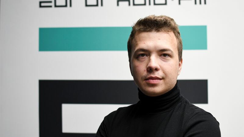 Belarus journalist Raman Pratasevich in November 2019. Photograph: Euroradio via AP
