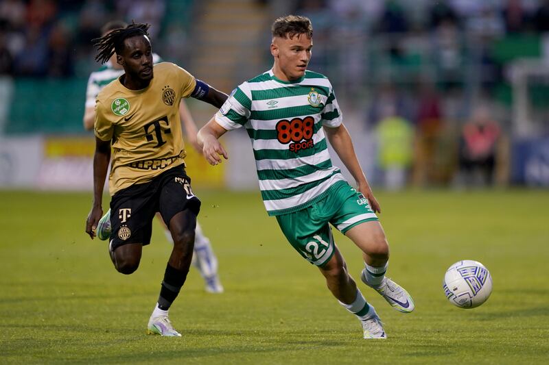 Shamrock Rovers' 17-year-old Justin Ferizaj started ahead of Jack Byrne last week. Photograph: Brian Lawless/PA