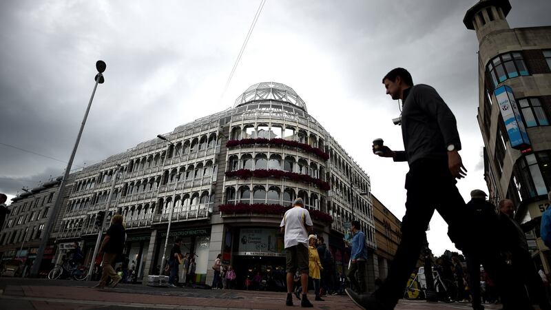 Grafton Street, near to where a homeless man was found dead.