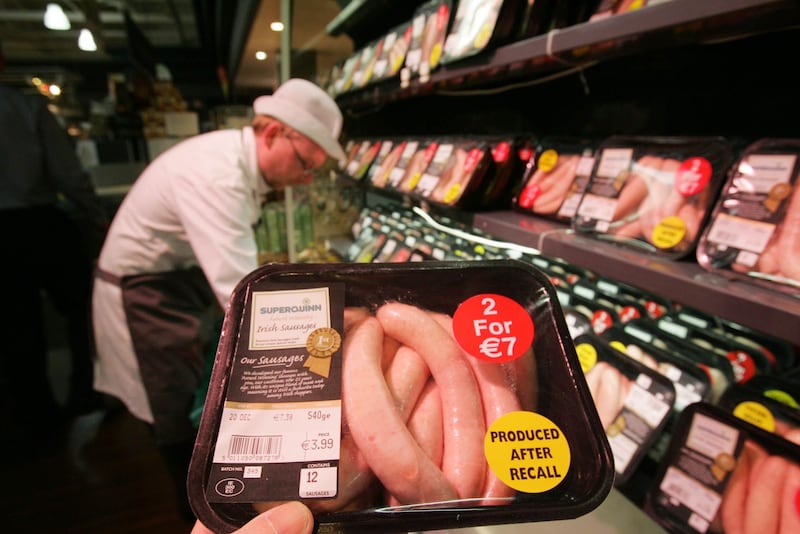 When SuperValu acquired the now defunct Superquinn brand the one thing they couldn’t change was the name of the Superquinn sausage. Photograph: Cyril Byrne