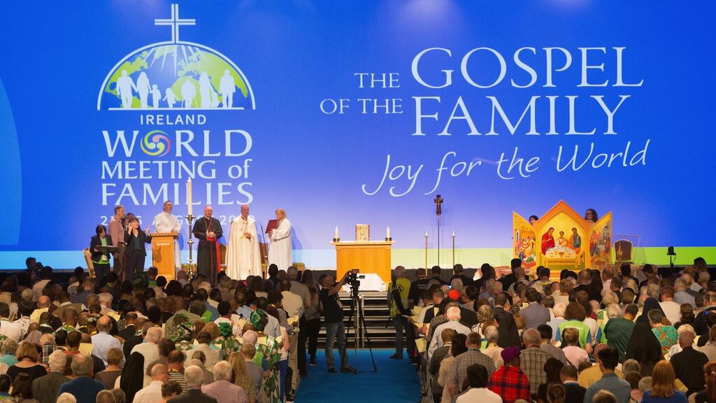 At the opening ceremony Archbishop Martin reflected briefly on the nature of families and how they had changed over the years, with different opportunities and challenges in the modern world. Photograph: Tom Honan