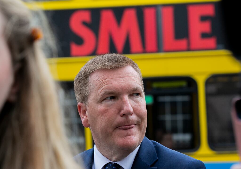Minister for Public Expenditure Michael McGrath has deflected questions about whether a levy on concrete products will form part of the Finance Bill. Photograph: Gareth Chaney/Collins