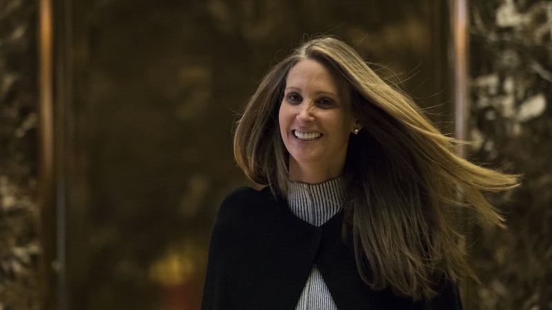 Stephanie Winston Wolkoff, a former aide to Melania Trump, leaves Trump Tower in 2016. Photograph: Drew Angerer/Getty Images