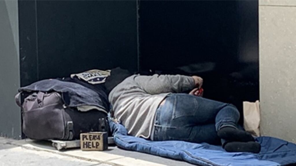 ‘I knew this lad. I’d worked with him’: writer Michael Fitzpatrick encounters a homeless man outside Yankee Stadium in New York