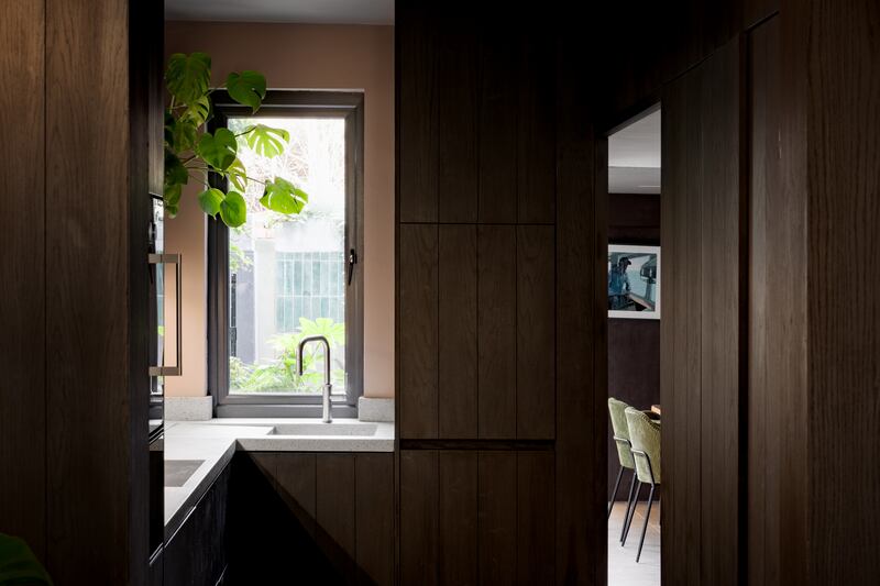 View into the kitchen