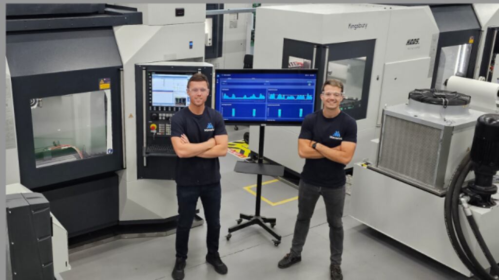 Mavarick founders Paul Byrnes and Koen Jaspar: the company aims to help manufacturers become more sustainable and efficient
