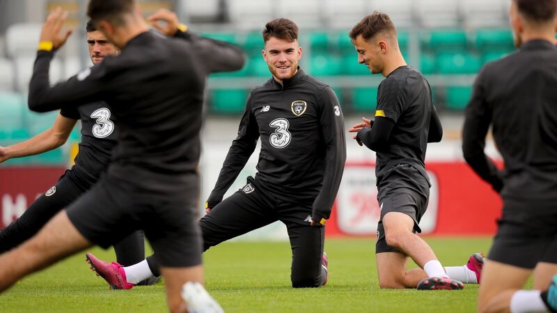 Jim Crawford believes Aaron Connolly is best utilised as a striker. Photograph: Oisin Keniry/Inpho
