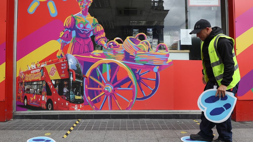 The Government has accelerated its plan to reopen the State’s economy, which will see many tourism businesses open from the end of June while retail outlets can open from Monday. Photograph: Brian Lawless/PA Wire