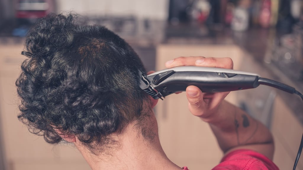 Home haircut: for beginners, sticking to a buzz cut is best. Photograph:  iStock/Getty