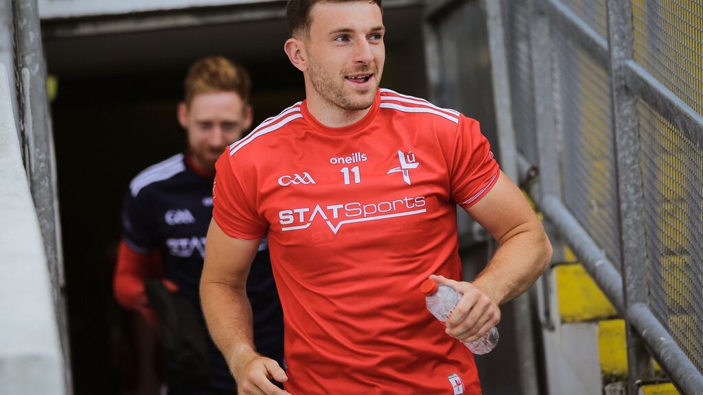 Sam Mulroy scored eight points in Louth’s comeback win over Limerick. Photograph: Brian Reilly-Troy/Inpho