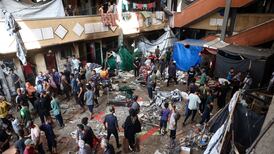 Gaza: Israeli air strike on school kills at least 28 as three hospitals told to evacuate