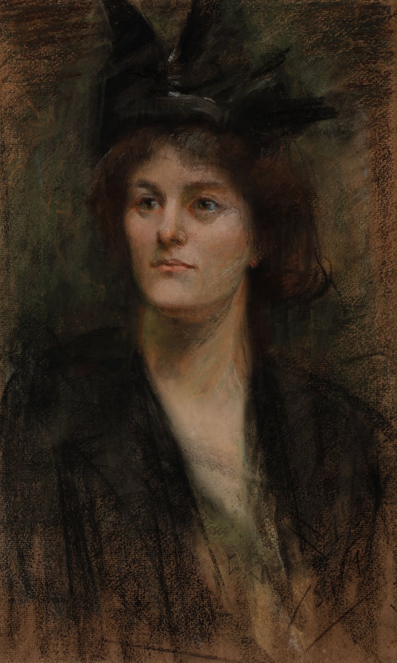 Portrait of Maud Gonne by Sarah Purser, 1898. Photograph © Hugh Lane Gallery
