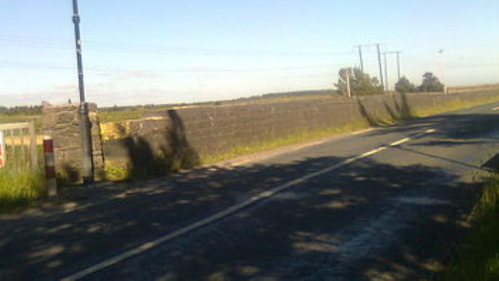 ‘I couldn’t return to Dublin without experiencing some 19th-century rock music, courtesy of Mr Bald. So, parking outside an old, defunct pub called the Musical Bridge Inn, I waited out the storm’. Above, Bellacorick Musical Bridge, in Co Mayo.
