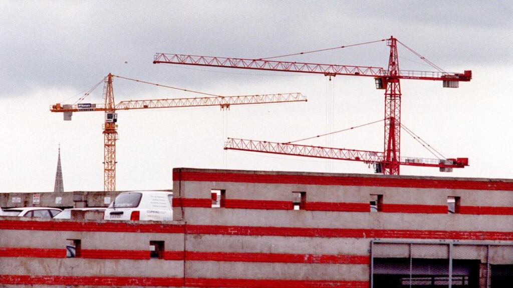 Confidence is leading to improved new order levels for the construction sector, Ulster Bank says. Photograph: David Sleator/The Irish Times