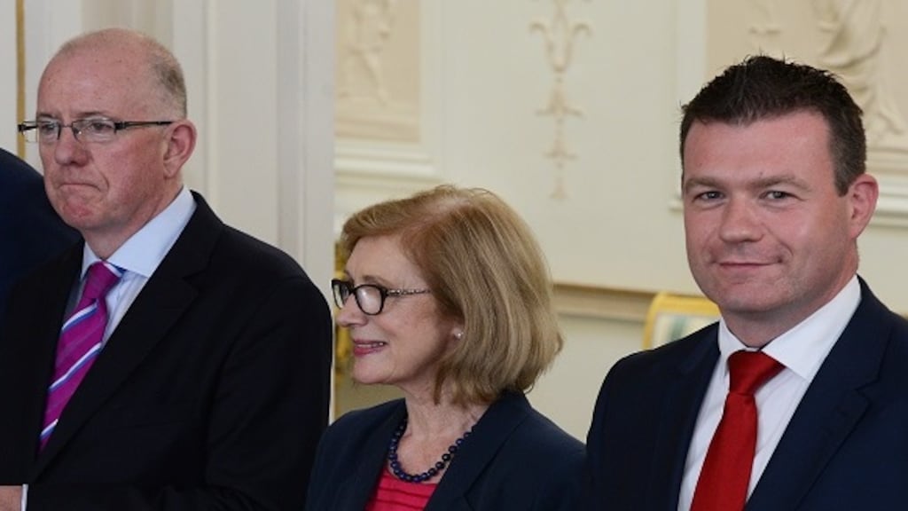 Former cabinet colleagues Charlie Flanagan and Alan Kelly have clashed in recent days. File photograph: Cyril Byrne