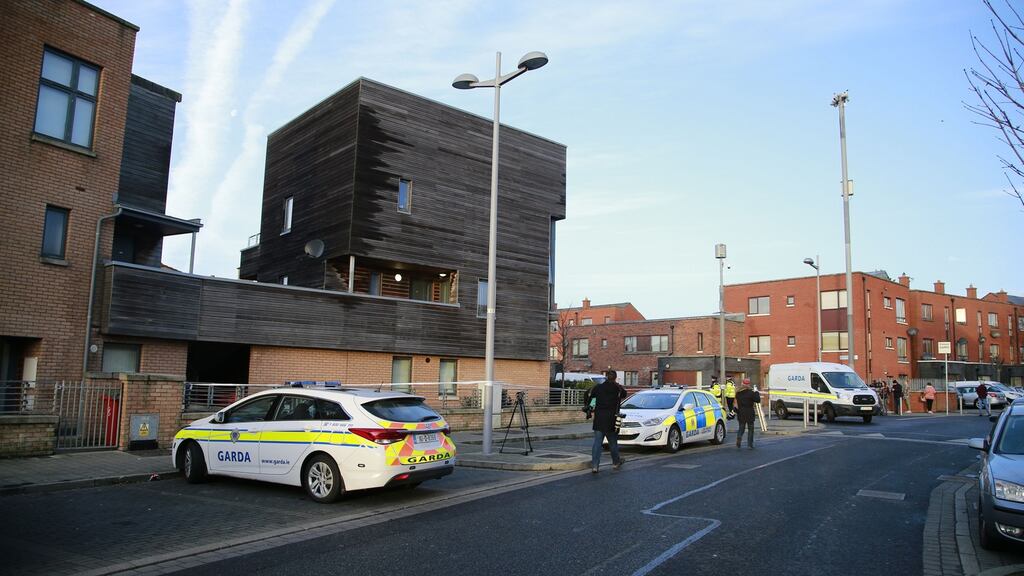 The scene of the Garda raid and subsequent shooting on Barnewell Drive, Ballymun, Dublin last week. File photograph: Nick Bradshaw