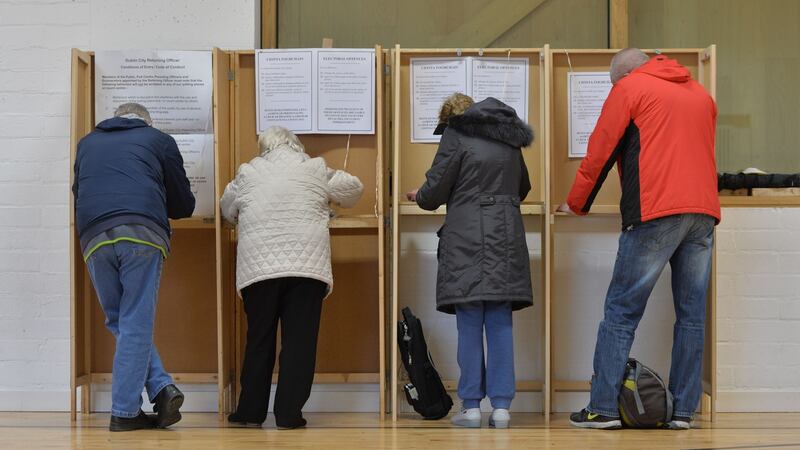 If the final result is close to the exit poll the Fine Gael/ Labour coalition will be far off the numbers required to form a majority government. Photograph: Alan Betson/The Irish Times