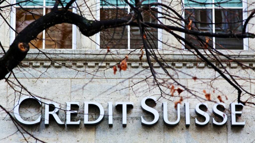 A report by a US Senate committee has found Credit Suisse misled investors about growth in its private banking unit. Photograph: Gianluca Colla/Bloomberg