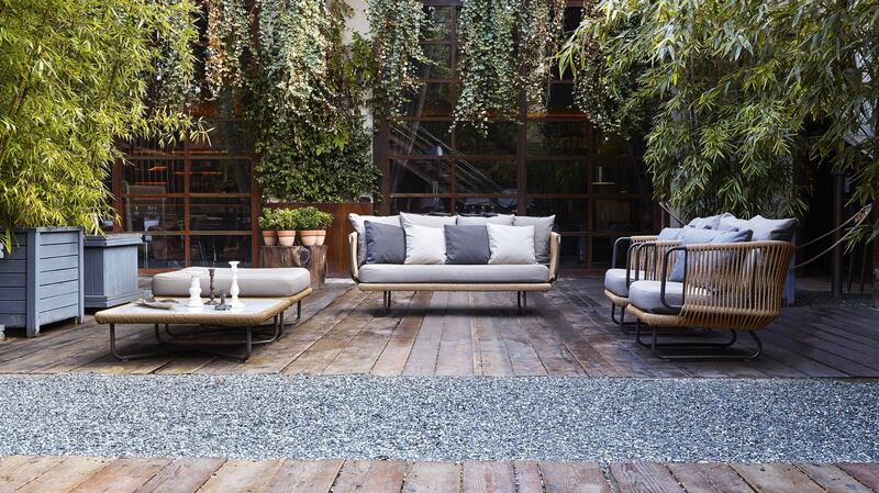 Babylon collection from Italian firm Varaschin is exclusive to Bushell Interiors.