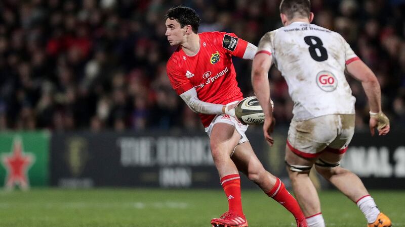 Joey Carbery is set to miss the entire Six Nations with a wrist injury. Photograph: Laszlo Geczo/Inpho