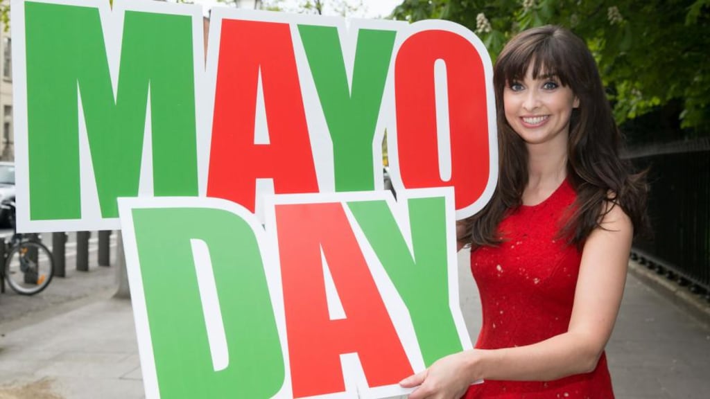 Broadcaster and Mayo native Aoibhinn Ní Shúilleabháin   will present a two-hour celebration of all things Mayo on TV on Saturday. Photograph: Paul Sharp/Sharppix