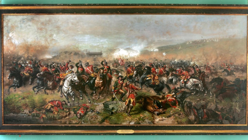 The Battle of Aughrim by John Mulvany. Photograph : Matt Kavanagh