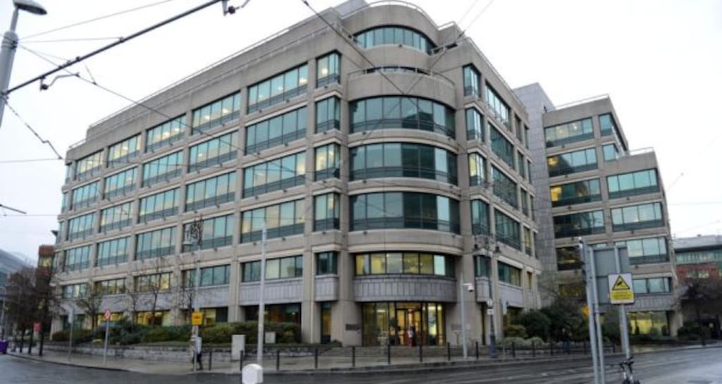 No 2 Harbourmaster Place, IFSC, Dublin, one of a number of office investments in the area to have changed hands last year. Photograph: Eric Luke/Irish Times