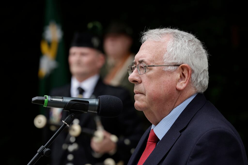 Joe Costello speaking at the annual Labour Party and Siptu James Connolly Commemoration, Arbour Hill, Dublin, in May of this year. File photograph: Conor Ó Mearáin/Collins