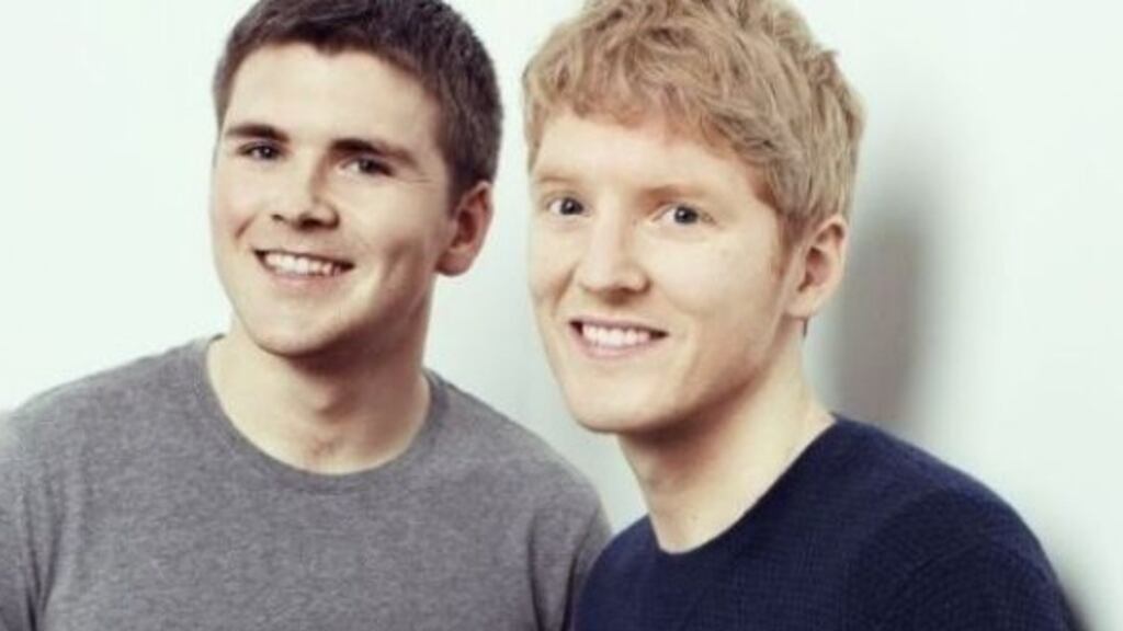 Stripe founders John Collison and and Patrick Collison. Stripe, which was founded in 2010, is valued at $35.3 billion, having raised $1.3 billion across seven funding rounds