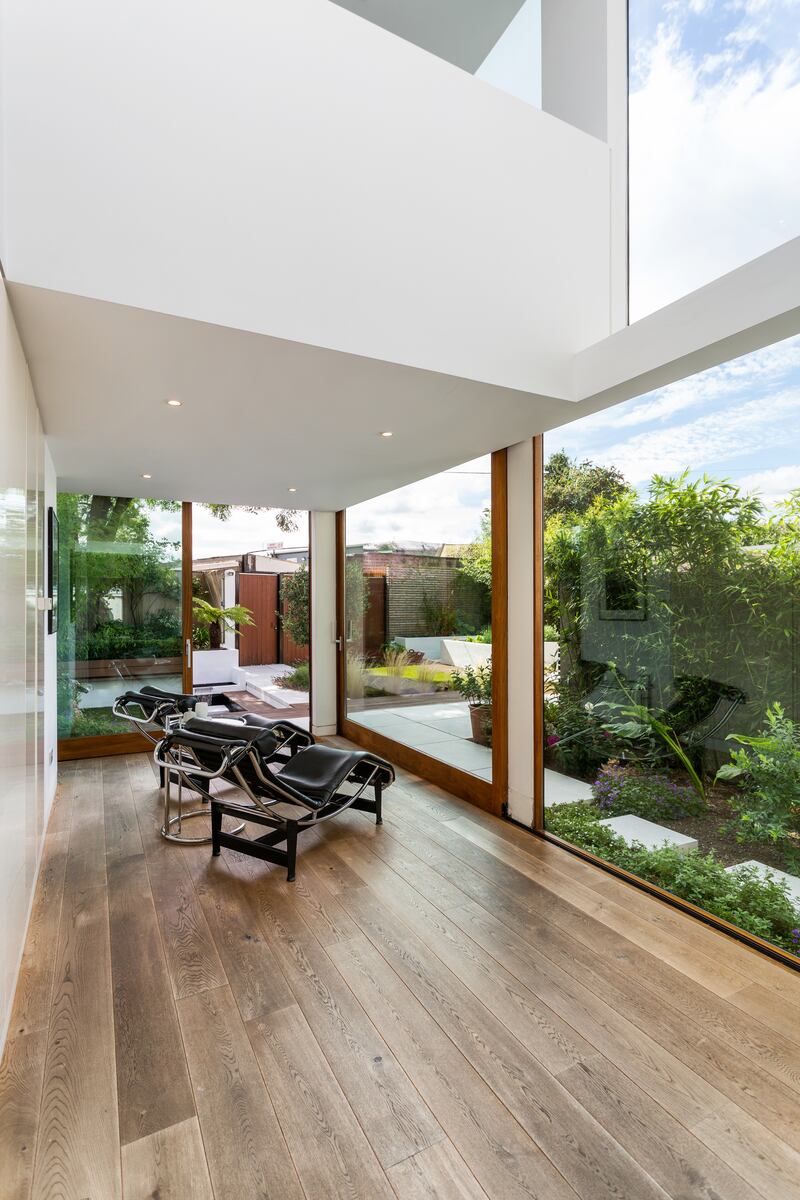 A double-height extension was designed by ODOS architects