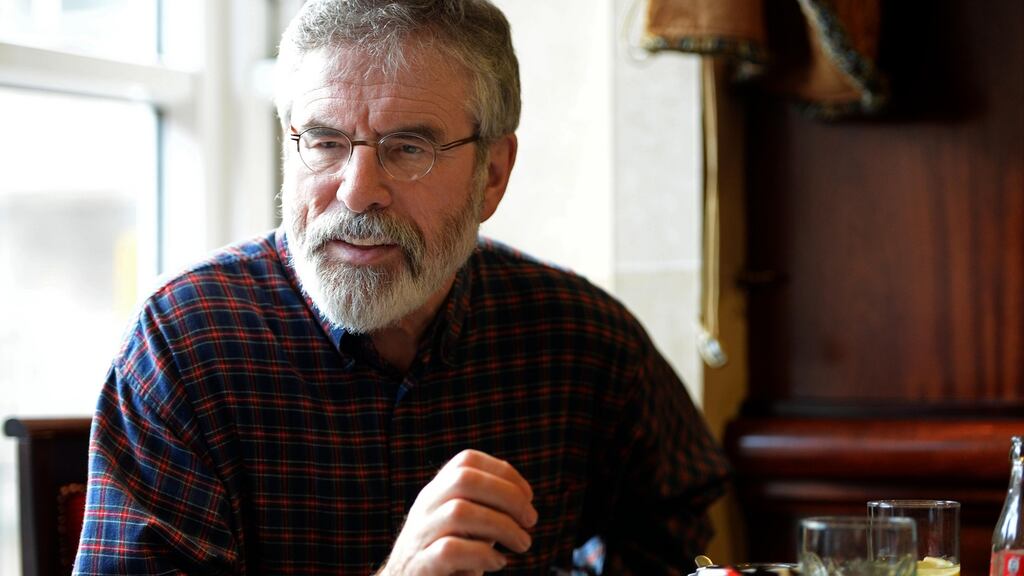 Sinn Féin president Gerry Adams had already initiated defamation proceedings against the BBC in March. Photograph: Eric Luke