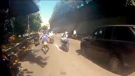 Two bikers charged over beating of driver in NY chase incident