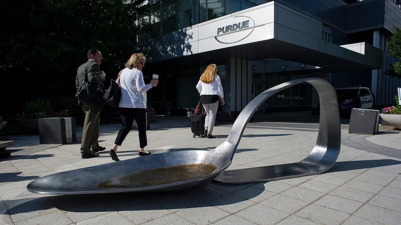 One US company that will not live on in its current guise is OxyContin maker Purdue Pharma, formerly owned by members of the Sackler family, among America’s richest. Photograph: Gregg Vigliotti/New York Times