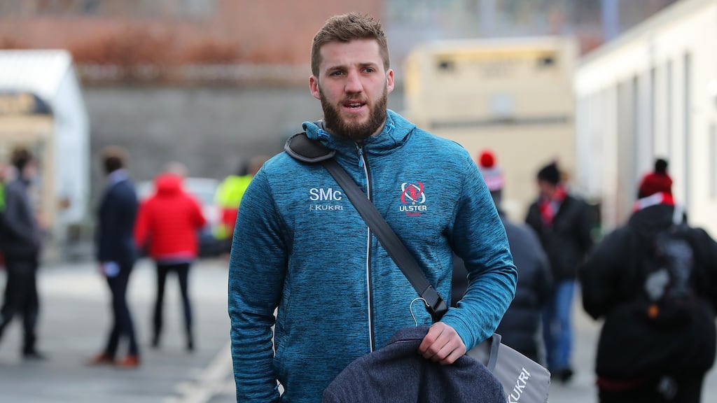 Ulster’s Stuart McCloskey has been called into the Ireland Six Nations squad. Photo: Ryan Byrne/Inpho