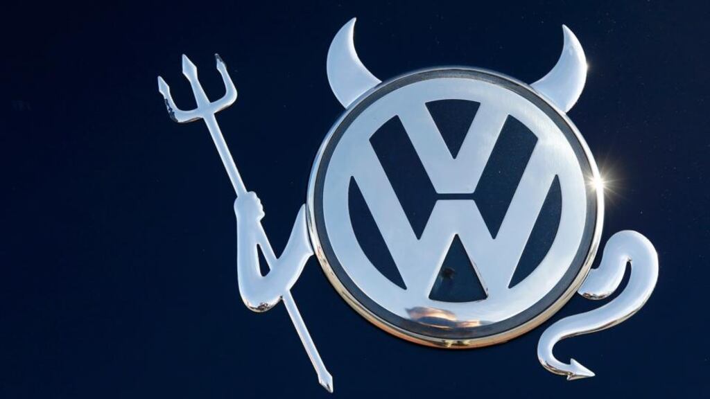 While the CO2 issue is just one of a series of scandals besetting the German car giant, it’s the most important one for Irish motorists as it’s directly linked to our tax regime. Photograph: Kai Pfaffenbach/Reuters