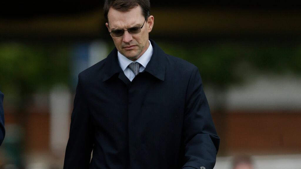 Aidan O’Brien: Ireland’s champion trainer has a proven track record in Doncaster’s mile highlight. Photograph: PA Wire