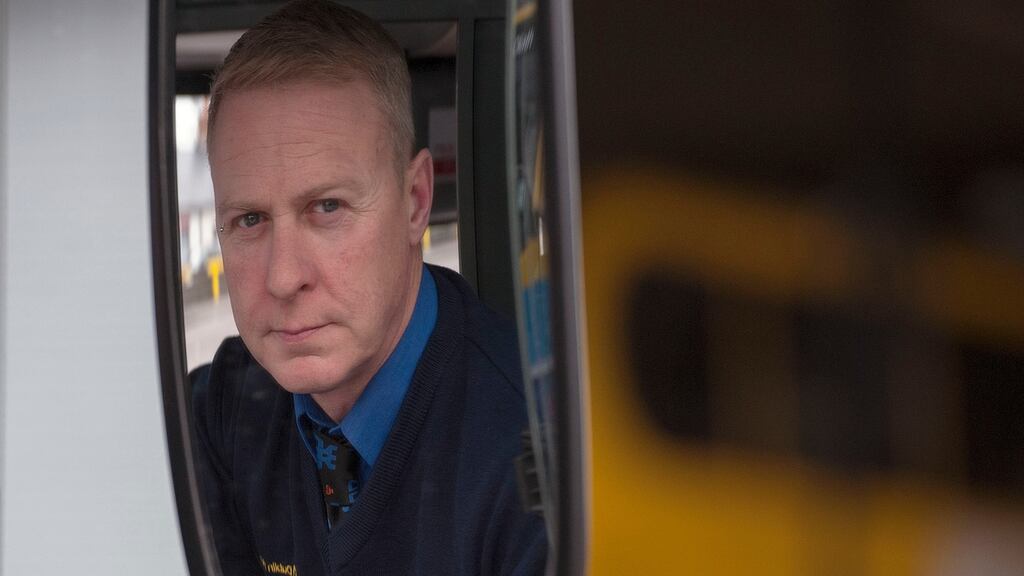 Dublin Bus driver Colm Meagher: “By no stretch of the imagination” are the current pay and conditions satisfactory for drivers. Photograph: Dave Meehan/The Irish Times