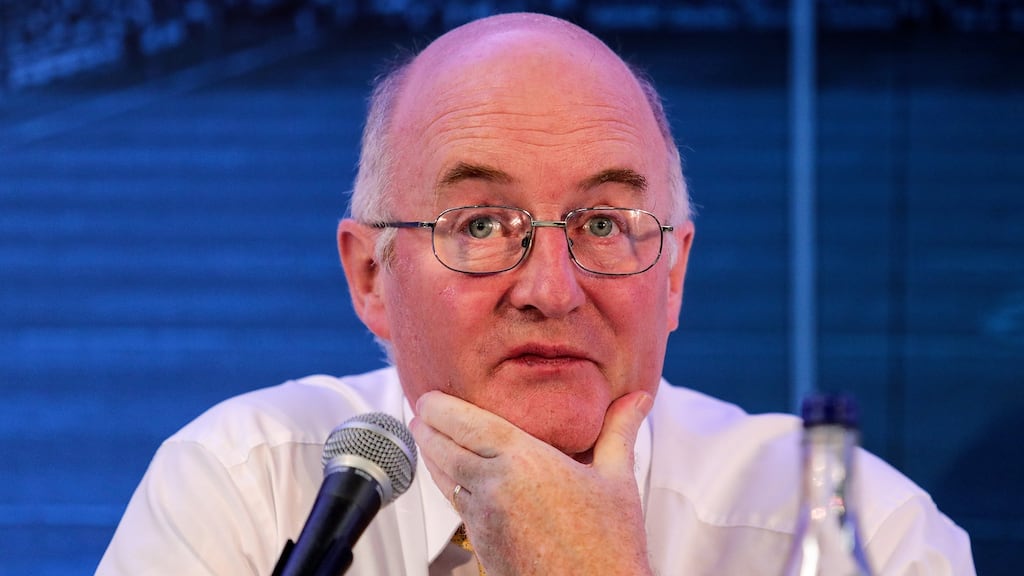 GAA president John Horan at Saturday’s GAA special congress at Páirc Uí Chaoimh. Photograph: Laszlo Geczo/Inpho
